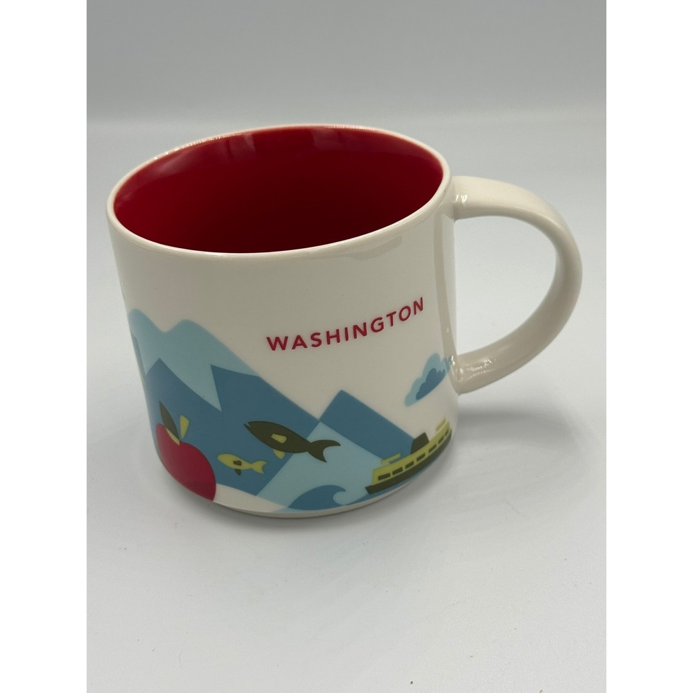 Starbucks You Are Here Collection Washington State Ceramic Coffee Mug 14oz 2015